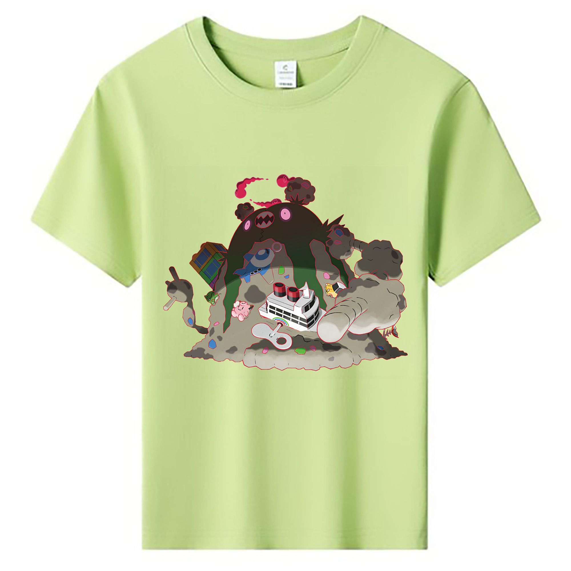 （画像用） ポケットモンスター Pokémon 綿100％キッズTシャツ（フロントプリント）